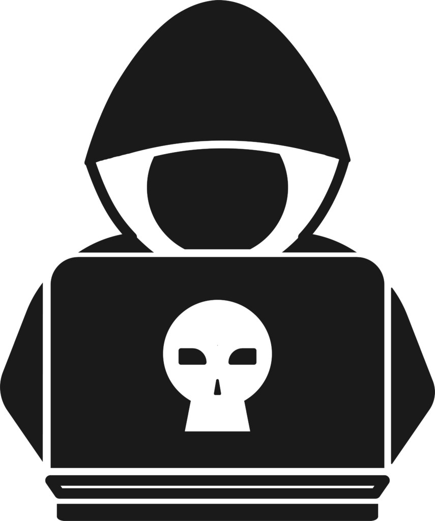 Icon of a cyber criminal