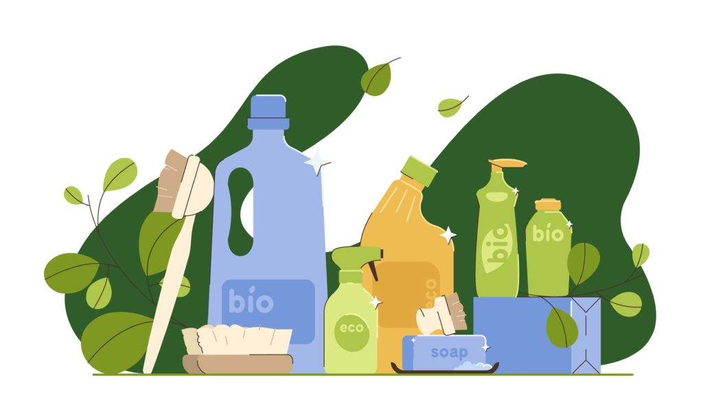 eco friendly products illustration for cleaning image 3