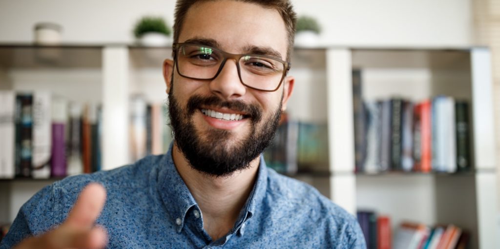 friendly man smiling at the camera