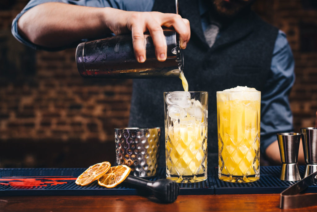 bartender preparing drink