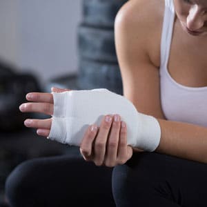 Fitness wrist injury